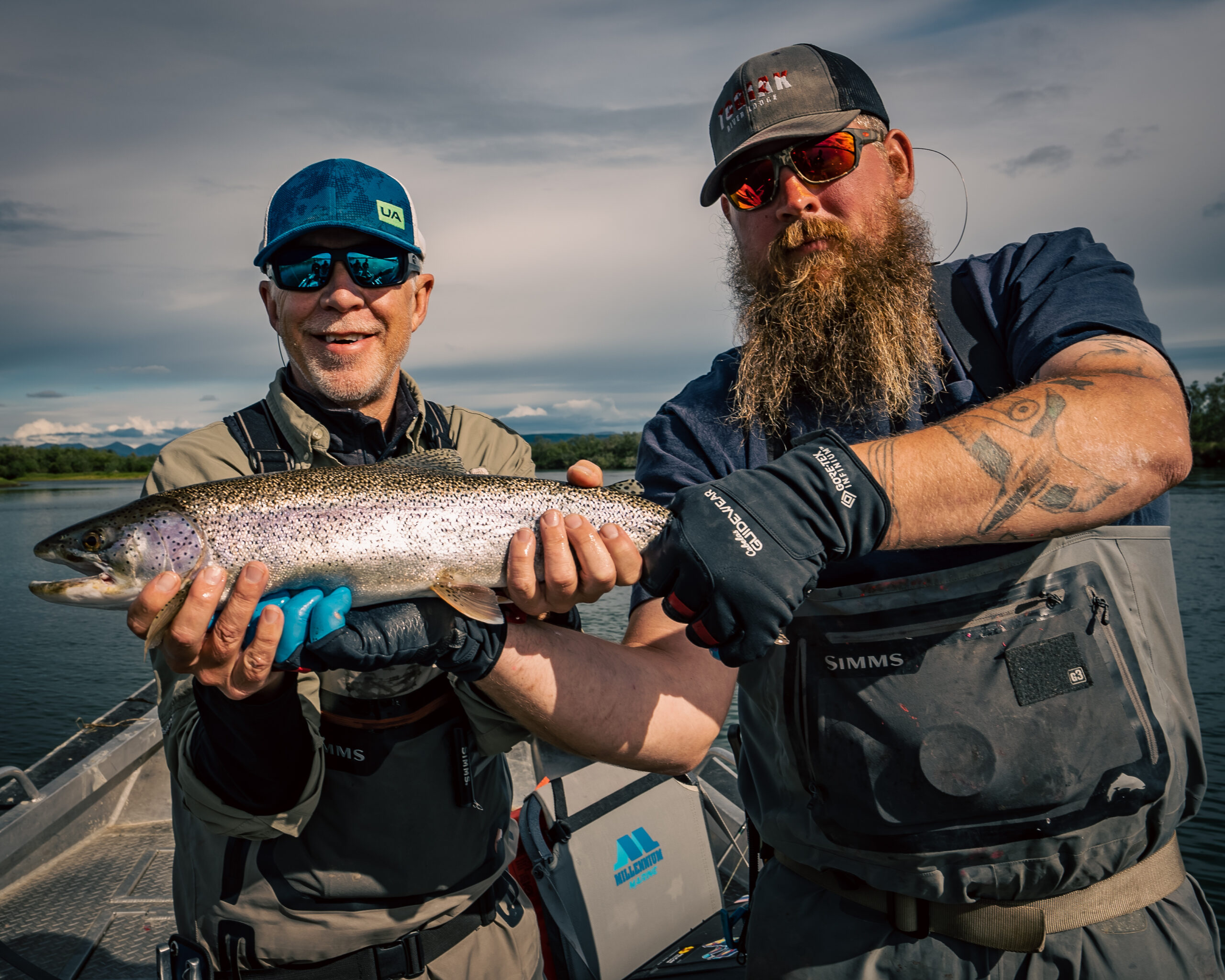 Simms rainbow 2024 trout hat